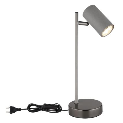 Globo - Tischleuchte 1xGU10/5W/230V grau/anthrazit