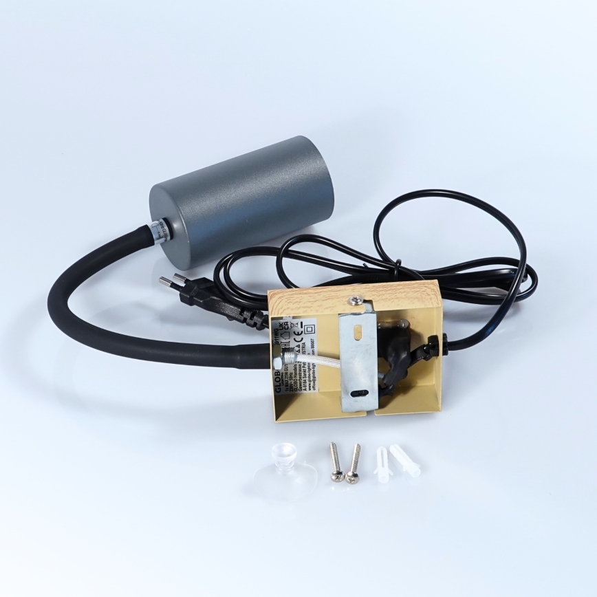 Globo - Flexible Wandleuchte 1xGU10/25W/230V grau/braun