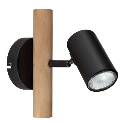 Globo - Wandleuchte Spot 1xGU10/5W/230V Holz/Metall