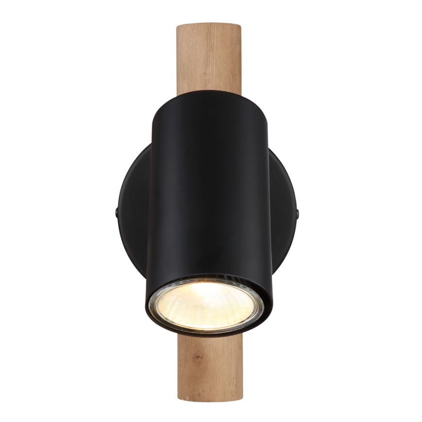 Globo - Wandleuchte Spot 1xGU10/5W/230V Holz/Metall