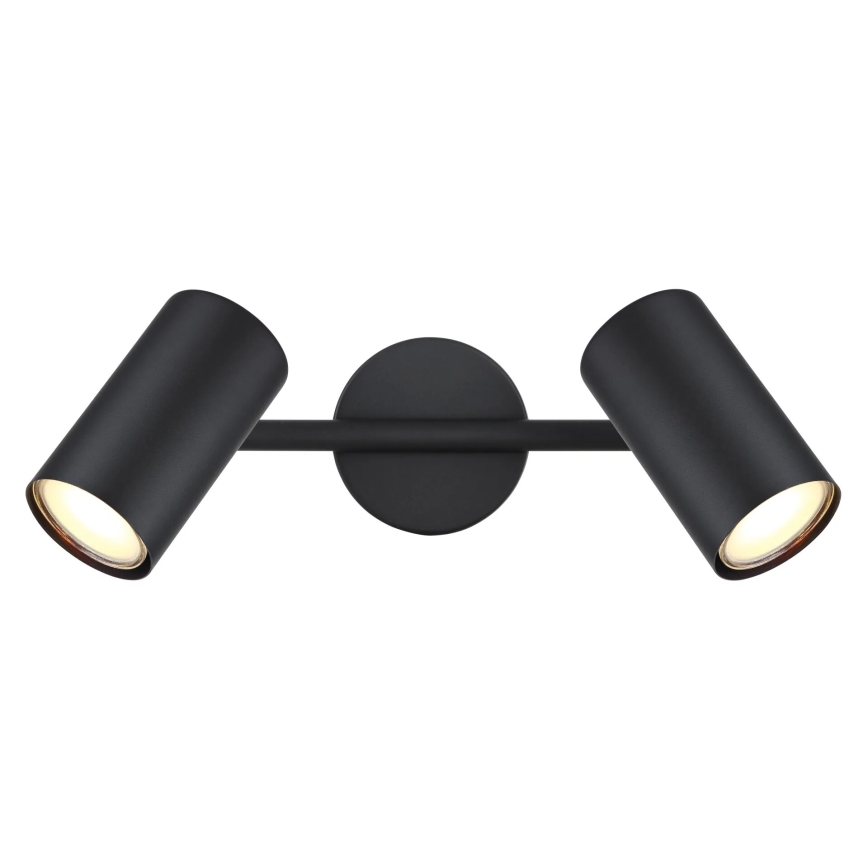 Globo - Strahler 2xGU10/25W/230V schwarz