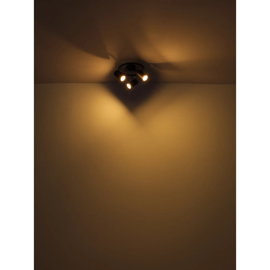 Globo - Strahler 3xGU10/25W/230V schwarz