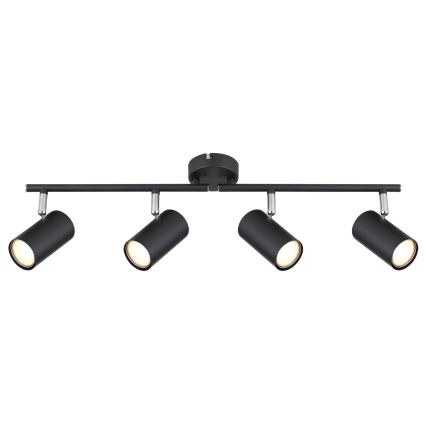 Globo - Strahler 4xGU10/25W/230V schwarz