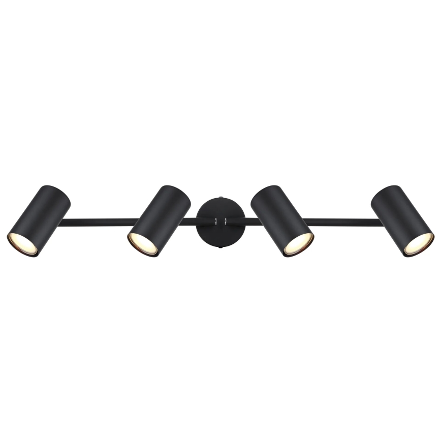 Globo - Strahler 4xGU10/25W/230V schwarz