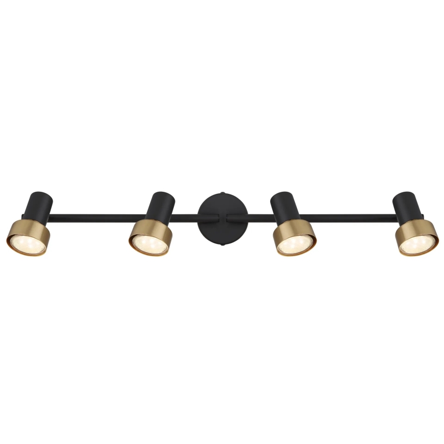 Globo - Strahler  4xGU10/25W/230V schwarz/golden