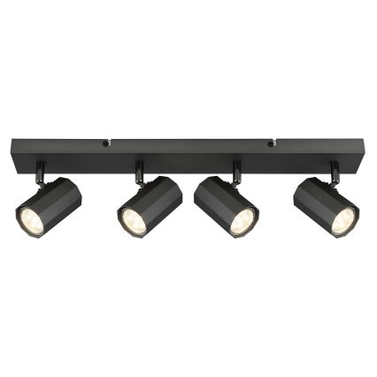 Globo - Strahler 4xGU10/25W/230V schwarz