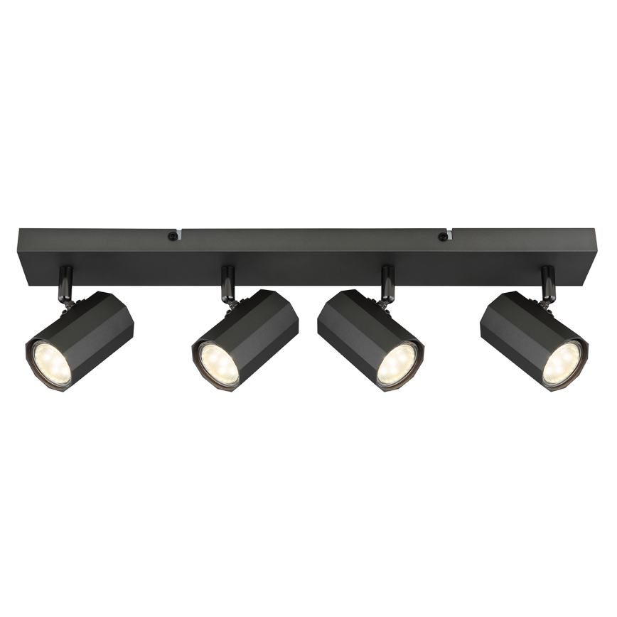 Globo - Strahler 4xGU10/25W/230V schwarz