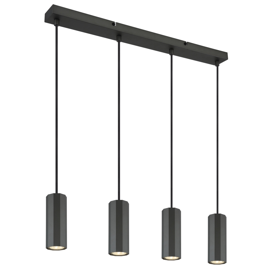 Globo - Strahler 4xGU10/25W/230V schwarz