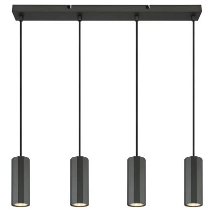 Globo - Strahler 4xGU10/25W/230V schwarz