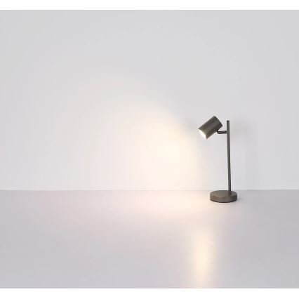 Globo - Tischleuchte 1xGU10/5W/230V braun