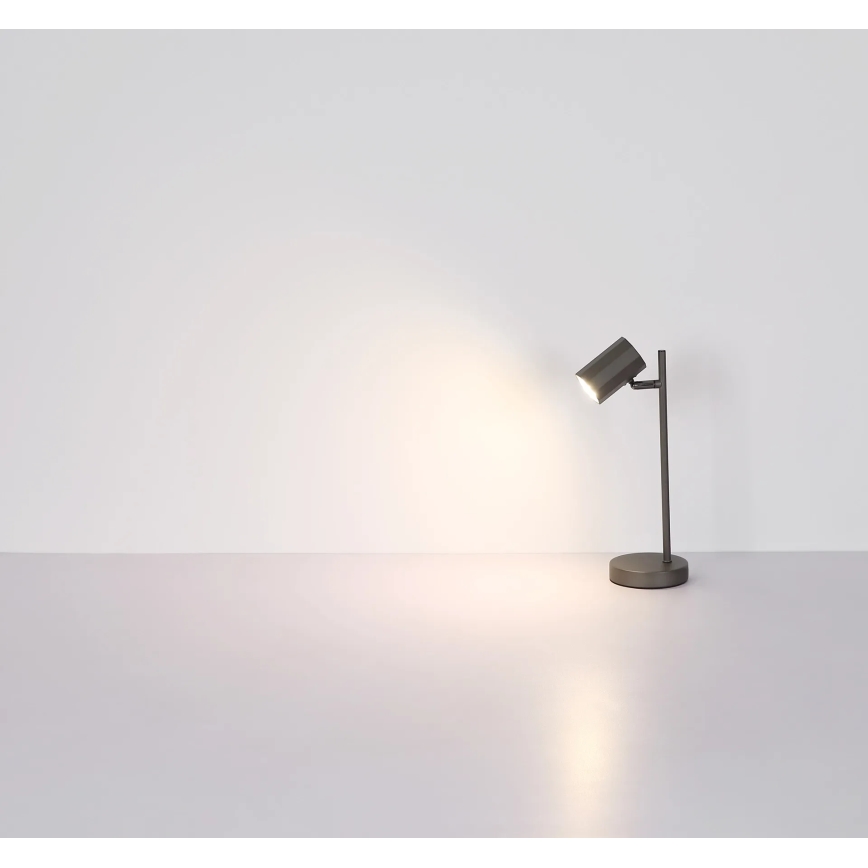Globo - Tischleuchte 1xGU10/5W/230V braun