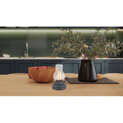 Globo - Dimmbare, aufladbare LED-Tischleuchte mit Touch-Funktion LED/1W/3,7V 1200 mAh anthrazit