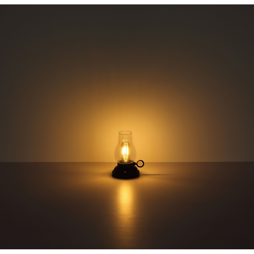 Globo - Dimmbare, aufladbare LED-Tischleuchte mit Touch-Funktion LED/1W/3,7V 1200 mAh anthrazit