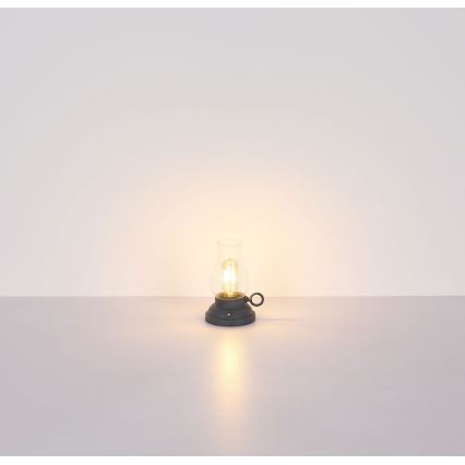 Globo - Dimmbare, aufladbare LED-Tischleuchte mit Touch-Funktion LED/1W/3,7V 1200 mAh anthrazit