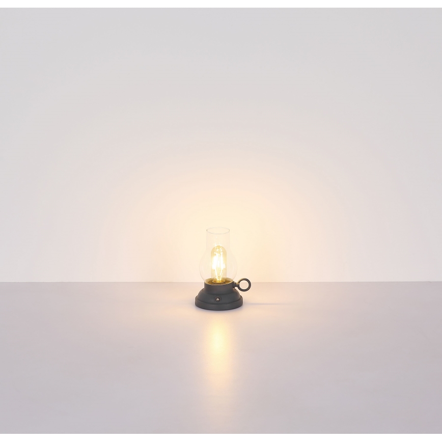 Globo - Dimmbare, aufladbare LED-Tischleuchte mit Touch-Funktion LED/1W/3,7V 1200 mAh anthrazit