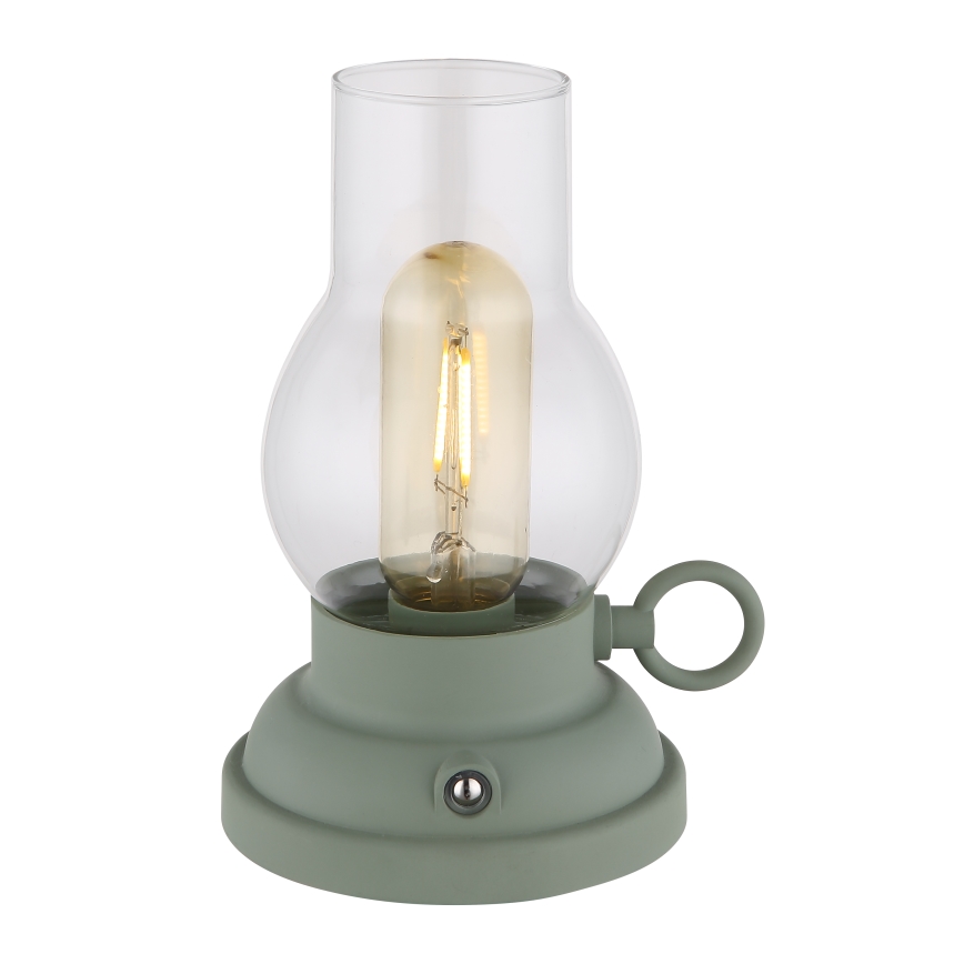 Globo - Dimmbare, aufladbare LED-Tischleuchte mit Touch-Funktion LED/1W/3,7V 1200 mAh grün