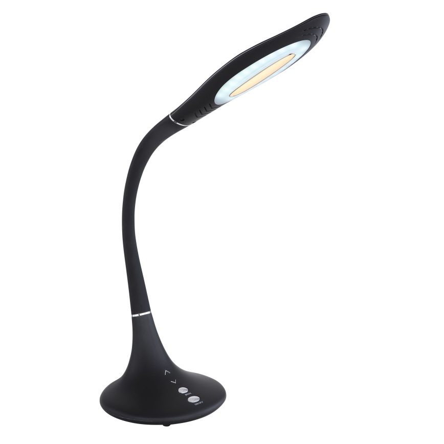 Globo - Dimmbare,  flexible LED-Touch-Tischleuchte LED/9W/230V 3000/4500/6500K schwarz