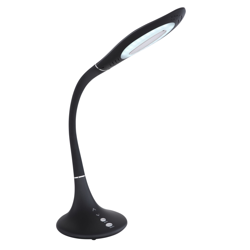 Globo - Dimmbare,  flexible LED-Touch-Tischleuchte LED/9W/230V 3000/4500/6500K schwarz
