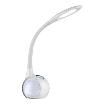 Globo 58278 - LED Tischlampe TARRON 1xLED/5W + 2xLED/0,1W