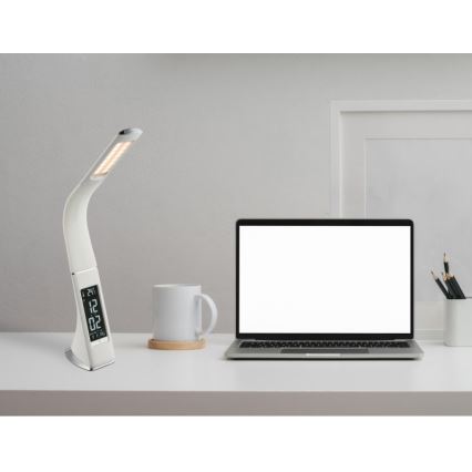 Globo - LED dimmbare Touch-Tischlampe mit Display LED/6,5W/230V 3000/4500/5800K weiß