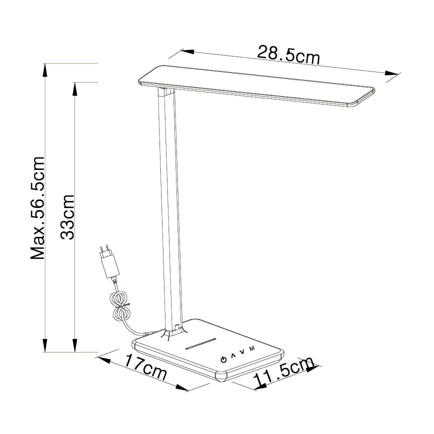 Globo - Dimmbare LED Tischlampe LED/5W/230V
