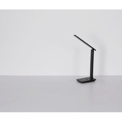 Globo - Dimmbare, aufladbare LED-Touch-Tischleuchte LED/5W/5V 2700/4000/6500K 1800 mAh schwarz