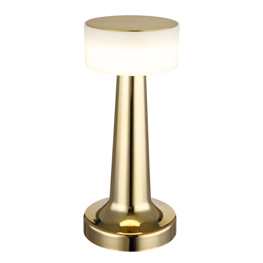 Globo - Dimmbare LED-Tischleuchte mit Touch-Funktion LED/1W/3,7V 2700K/4000K/6500K 800 mAh USB golden