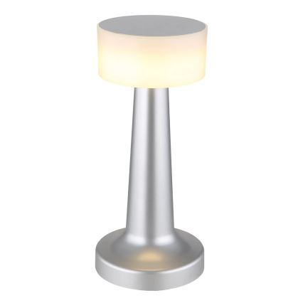 Globo - Dimmbare LED-Tischleuchte mit Touch-Funktion LED/1W/3,7V 2700K/4000K/6500K 800 mAh USB matt Chrom