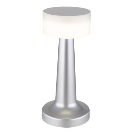 Globo - LED dimmbare Touch-Tischlampe LED/1W/3,7V 2700K/4000K/6500K 800 mAh USB matt Chrom