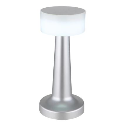 Globo - LED dimmbare Touch-Tischlampe LED/1W/3,7V 2700K/4000K/6500K 800 mAh USB matt Chrom