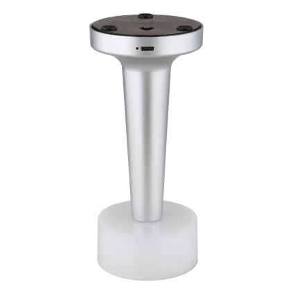 Globo - LED dimmbare Touch-Tischlampe LED/1W/3,7V 2700K/4000K/6500K 800 mAh USB matt Chrom