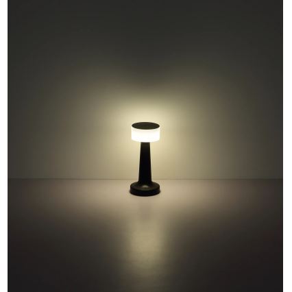 Globo - LED dimmbare Touch-Tischlampe LED/1W/3,7V 2700K/4000K/6500K 800 mAh USB schwarz