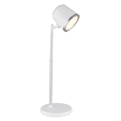 Globo - Dimmbare LED-Tischleuchte mit Touch-Funktion 4in1 LED/6W/3,7V 3000K/4000K/6500K 1500 mAh USB weiß