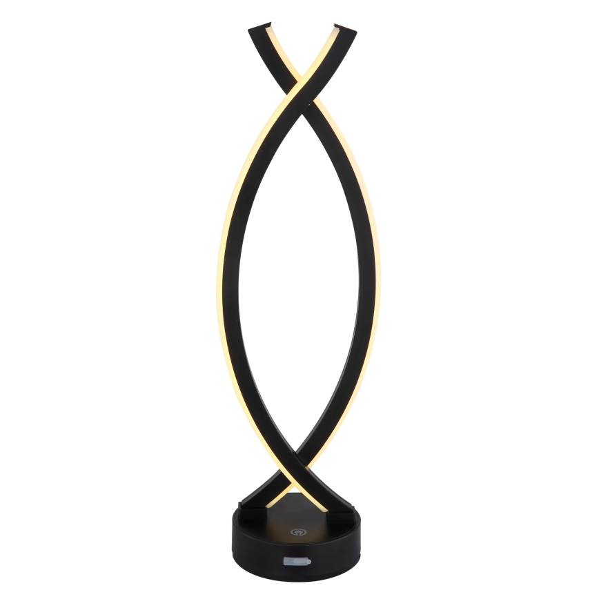 Globo - LED dimmbare Touch-Tischlampe LED/1W/3,7V 3000K 1800 mAh USB schwarz