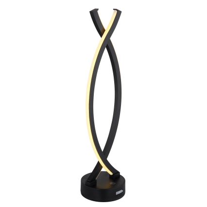 Globo - Dimmbare LED-Tischleuchte mit Touch-Funktion LED/1W/3,7V 3000K 1800 mAh USB schwarz
