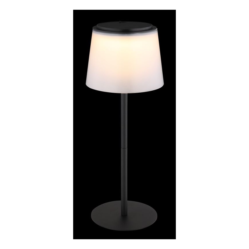 Globo - Dimmbare LED-Touch-Tischleuchte für den Außenbereich LED/1,8W/5V IP44 1800 mAh schwarz/weiß