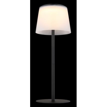 Globo - Dimmbare LED-Touch-Tischleuchte für den Außenbereich LED/1,8W/5V IP44 1800 mAh schwarz/weiß