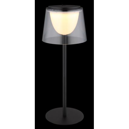 Globo - Dimmbare LED-Touch-Tischleuchte für den Outdoor-Bereich LED/1,8W/5V IP44 1800 mAh schwarz/klar