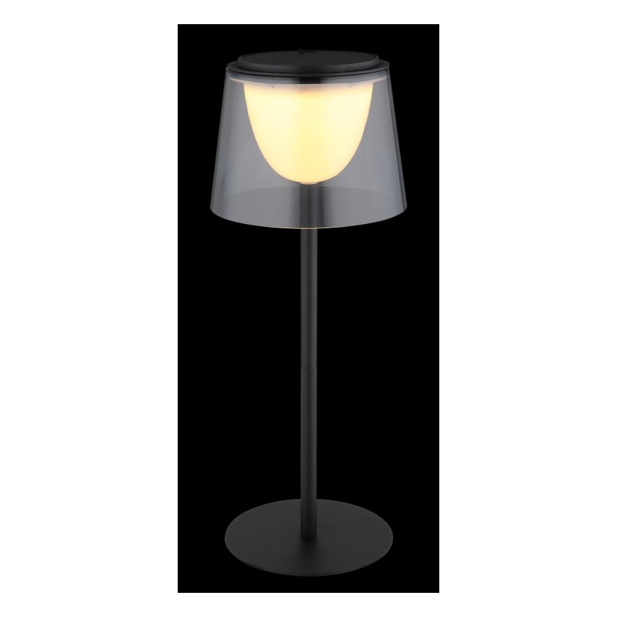 Globo - Dimmbare LED-Touch-Tischleuchte für den  Outdoor-Bereich LED/1,8W/5V IP44 1800 mAh schwarz/rauchig