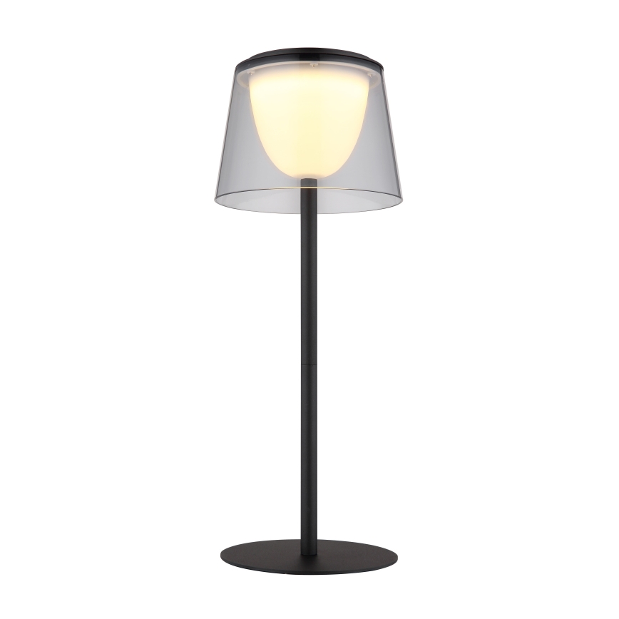 Globo - Dimmbare LED-Touch-Tischleuchte für den  Outdoor-Bereich LED/1,8W/5V IP44 1800 mAh schwarz/rauchig