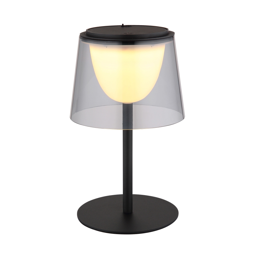Globo - Dimmbare LED-Touch-Tischleuchte für den  Outdoor-Bereich LED/1,8W/5V IP44 1800 mAh schwarz/rauchig