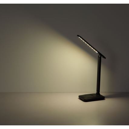 Globo - Dimmbare LED-Tischleuchte mit Touch-Funktion LED/3W/5V 2800/4000/6500K 1800 mAh schwarz