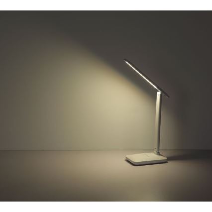 Globo - Dimmbare aufladbare LED-Tischleuchte mit Touch-Funktion LED/3W/5V 2800/4000/6500K 1800 mAh weiß