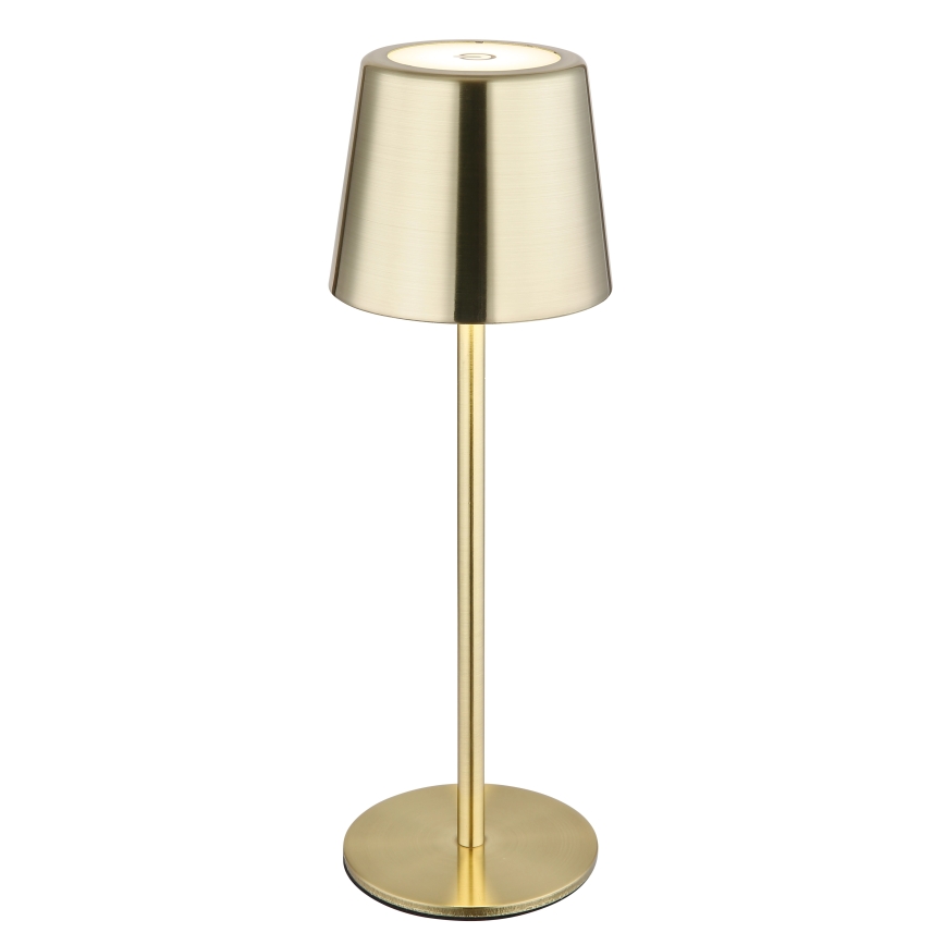 Globo - LED dimmbare Touch-Tischlampe, wiederaufladbar, LED/2W/3,7V 3000/4000/6000K 2200 mAh, goldfarben