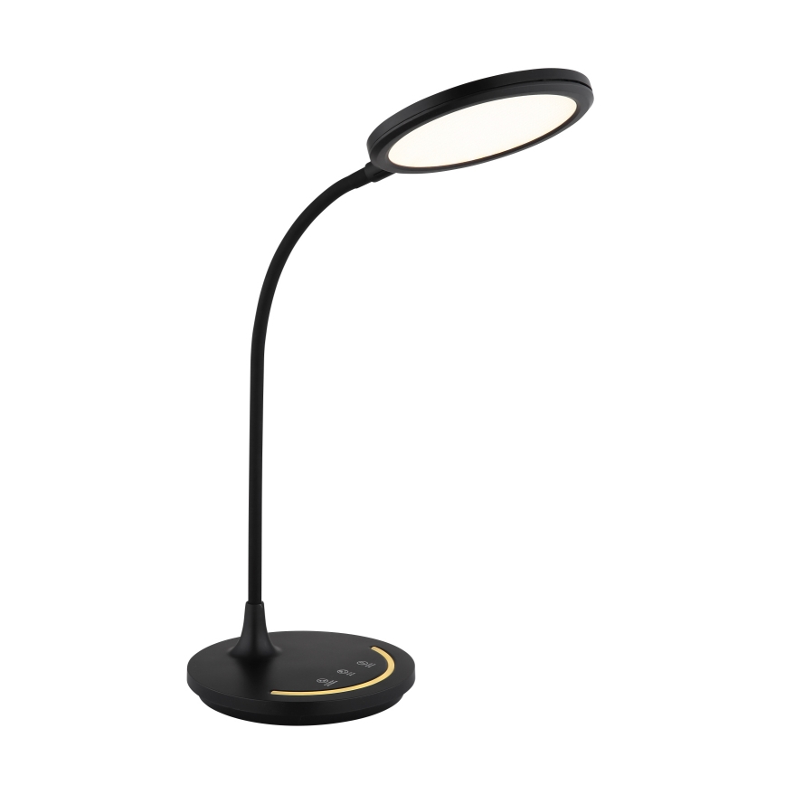 Globo - LED dimmbare flexible Touch-Tischlampe LED/12W/230V 3000/4000/6500K CRI 90 schwarz