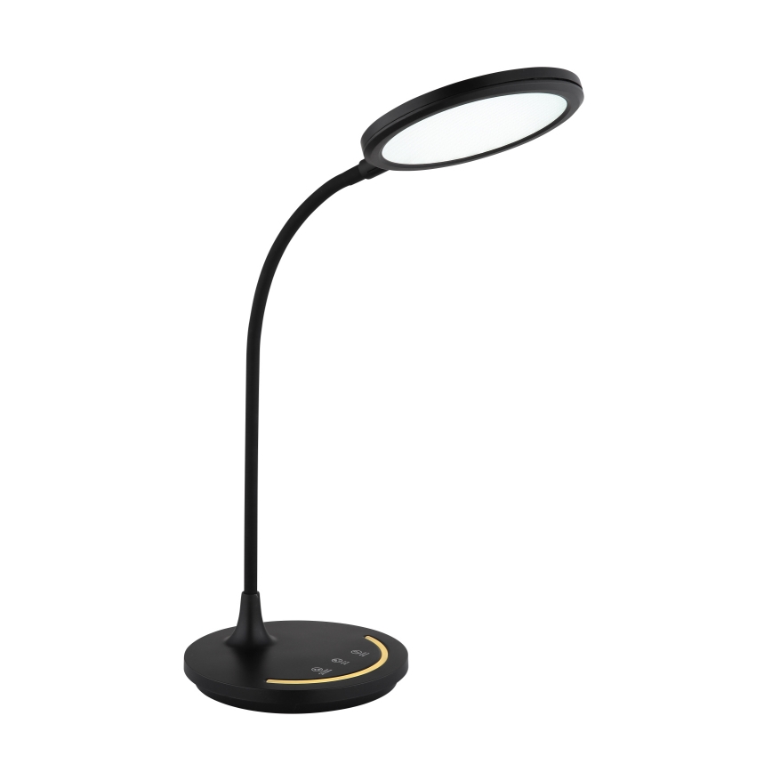 Globo - LED dimmbare flexible Touch-Tischlampe LED/12W/230V 3000/4000/6500K CRI 90 schwarz