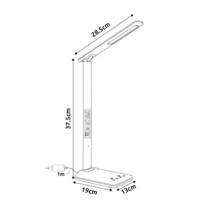 Globo - LED dimmbare Touch-Tischlampe LED/5W/230V 3000/4500/7000K