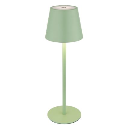 Globo - Dimmbare, per Touch bedienbare, wiederaufladbare Outdoor-Tischlampe 3-in-1 LED/3W/5V 3000/4000/5000K IP54 1800 mAh grün