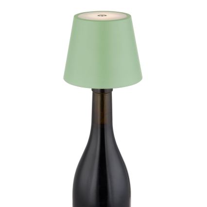 Globo - Dimmbare, per Touch bedienbare, wiederaufladbare Outdoor-Tischlampe 3-in-1 LED/3W/5V 3000/4000/5000K IP54 1800 mAh grün