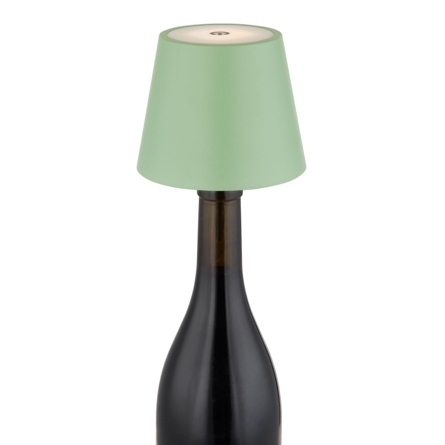 Globo - Dimmbare, per Touch bedienbare, wiederaufladbare Outdoor-Tischlampe 3-in-1 LED/3W/5V 3000/4000/5000K IP54 1800 mAh grün